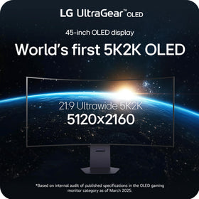 LG 45GX950A-B dual mode 165Hz 330Hz switch enables versatile gameplay.