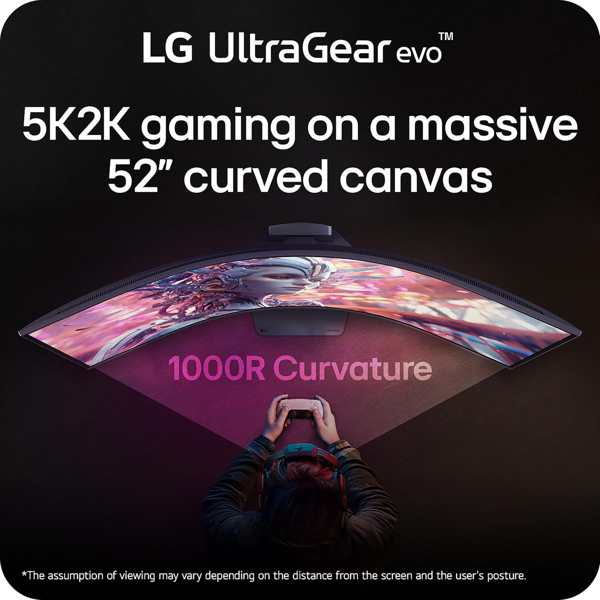 LG 52G930B-B – 1000R curvature wraps scenes for natural viewing