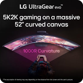 LG 52G930B-B – 1000R curvature wraps scenes for natural viewing
