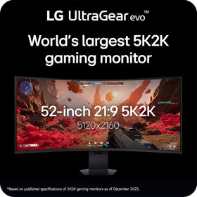 LG 52G930B-B – 52-inch curved display for cinematic field of view