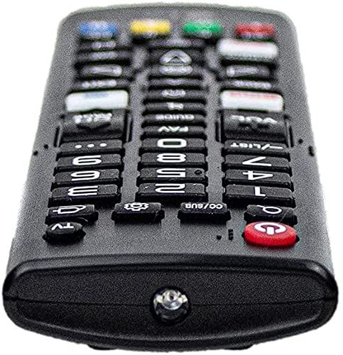 LG AKB75675304 remote back view highlights ergonomic design and durable construction