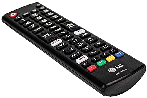 LG AKB75675304 remote in hand for a comfortable grip during long sessions