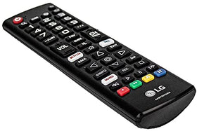 LG AKB75675304 remote in hand for a comfortable grip during long sessions