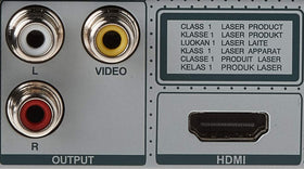 LG DVD player remote control included for easier operation from any seat.