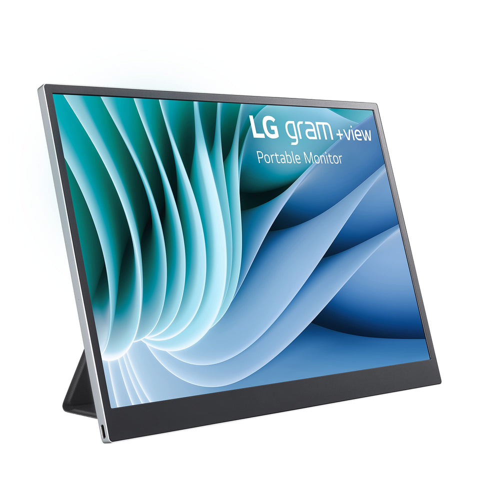 LG Gram +View 16-inch IPS portable monitor for on-the-go productivity and dual-screen versatility