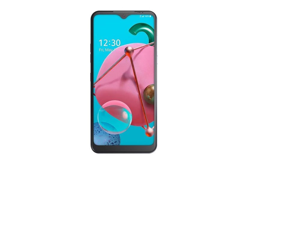 LG K51 platinum front view highlights a sleek, comfortable design for everyday use