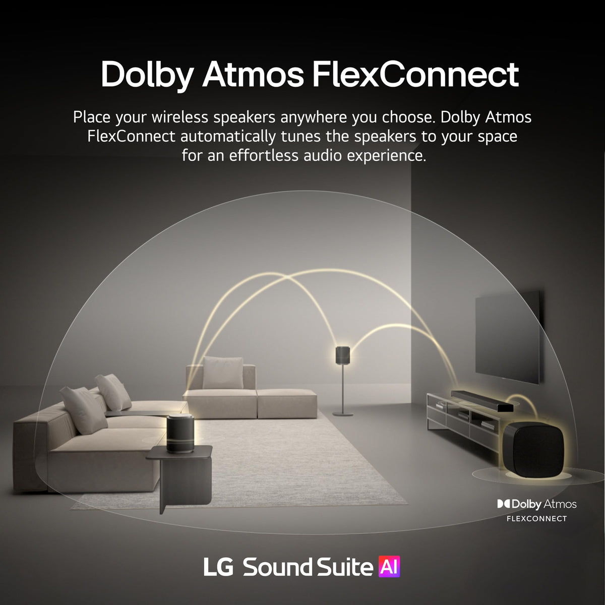 LG M7 Sound Suite streams via AirPlay and Google Cast for instant multi-room music.