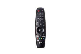 LG Magic Remote front view showing layout and easy access buttons, improving control