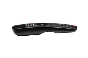 LG MR24GA in living room beside sofa controlling LG TV for simple use
