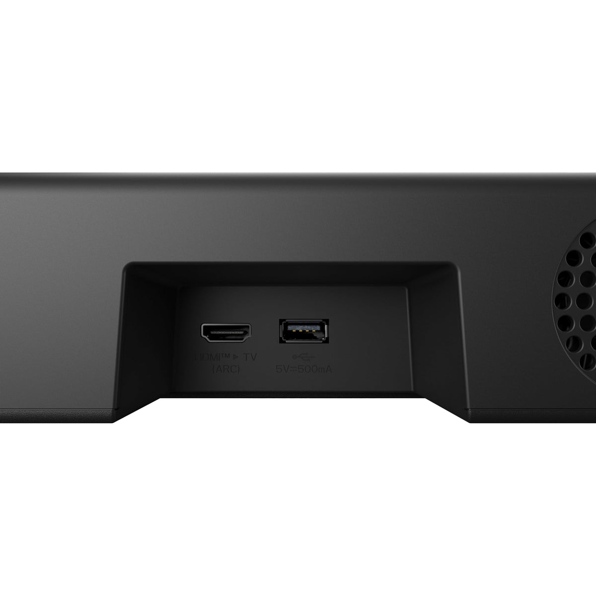 LG S20A crest design with metal grill emphasizing modern, durable build