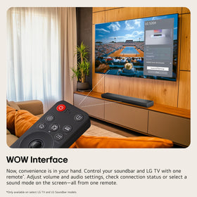 LG S20A Dolby Audio detail for enhanced dialogue and immersive sound