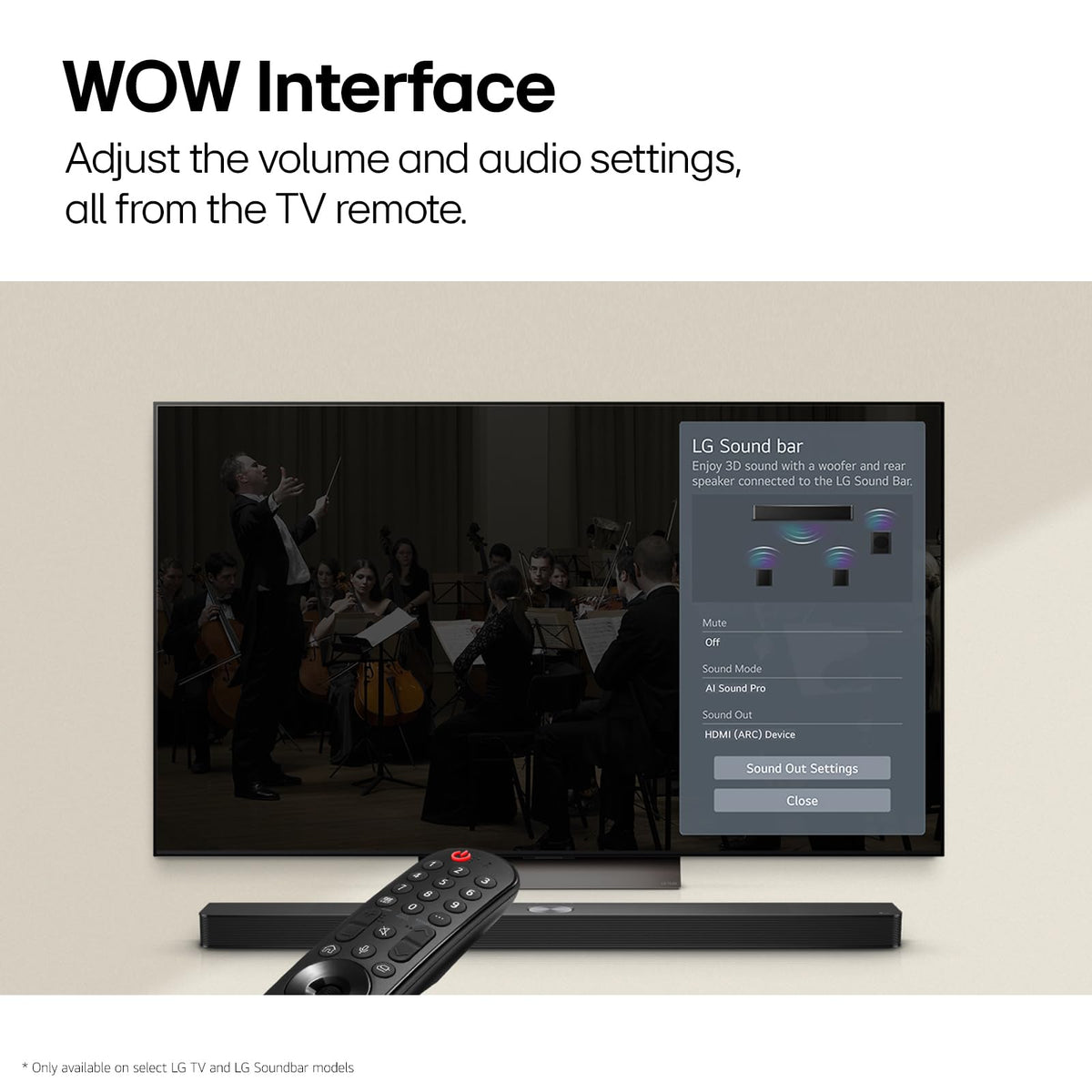 LG S40T dimensional sound features immersive audio for the room