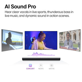 LG S40T Dolby Audio delivers rich, detailed soundtrack fidelity
