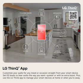 LG S95AR music-streaming over wifi enables high-quality audio