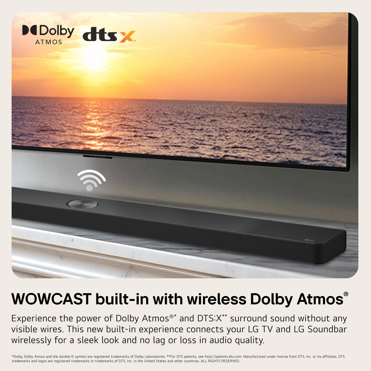 LG S95AR remote and WOW interface demonstrate unified TV and soundbar control
