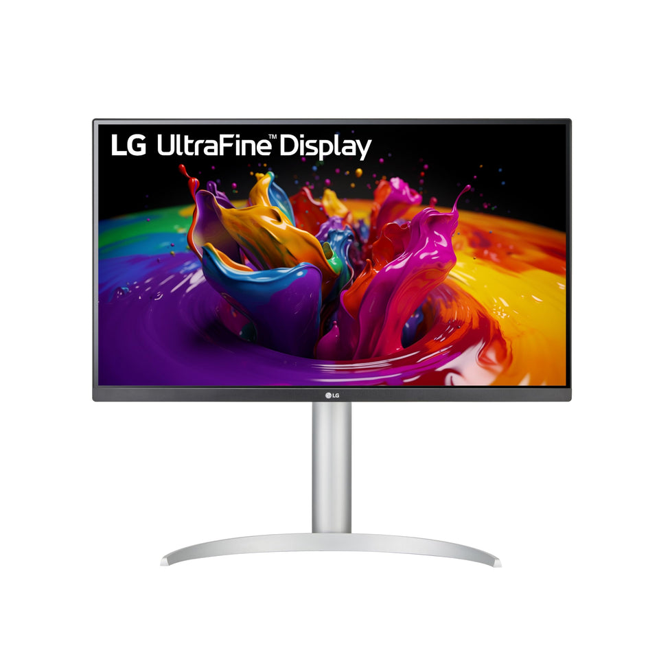 LG Ultrafine 27-inch monitor front view with 4K IPS color accuracy