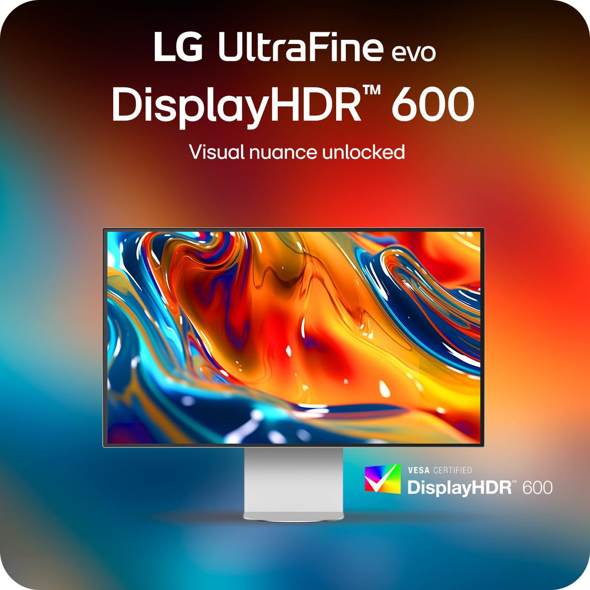 LG UltraFine evo 6K 32‑inch Nano IPS Black panel delivers rich color.