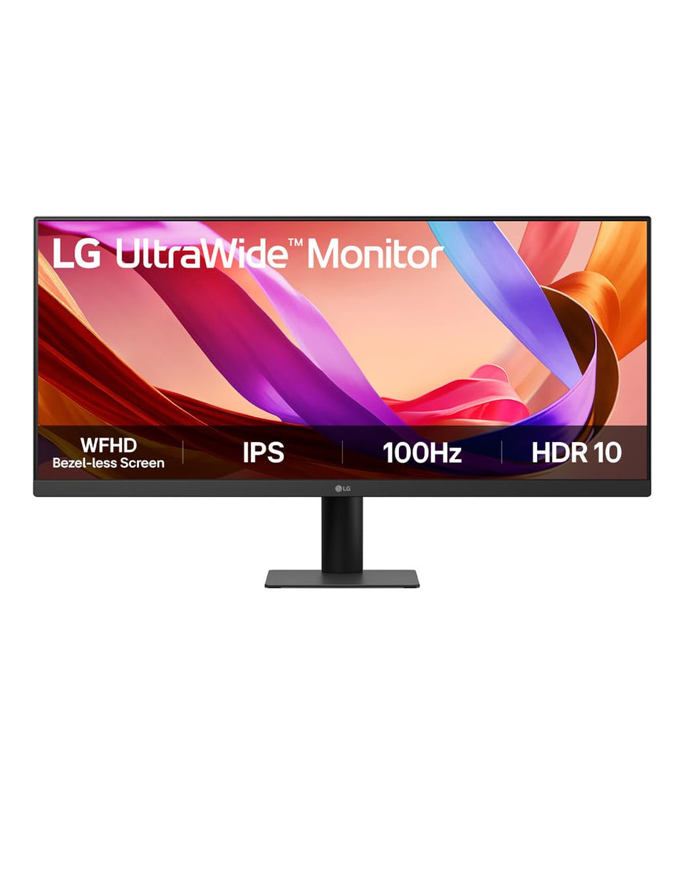 LG UltraWide Monitor 29U511A's 29-inch WFHD display for multitasking and immersive viewing