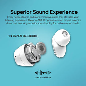 Up to 30 hours total playback with the charging case.