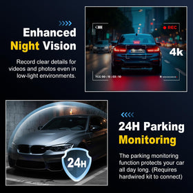 Lgueati dashcam rear-wide-130-deg provides comprehensive rear coverage