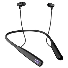 LHJRY travel earbuds showing ultra-long battery for all-day listening