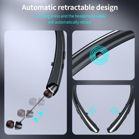 LHKLUK Bluetooth headset with mic for clear calls on the go.