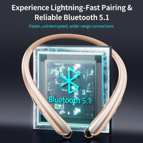 LHKLUK neckband with call vibration alerts to never miss a call.