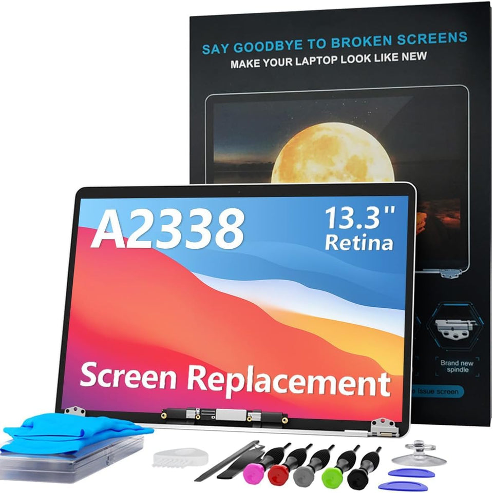 LHM A2338 MacBook Pro 13.3 screen with crisp, bright display