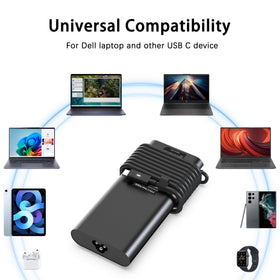 LHYSFIY 130W USB-C charger compatibility list with Dell laptops