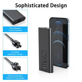 LHYSFIY 130W USB-C charger side profile showing compact form factor