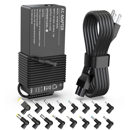 LHYSFIY 90W universal charger with 16 connectors for versatile compatibility