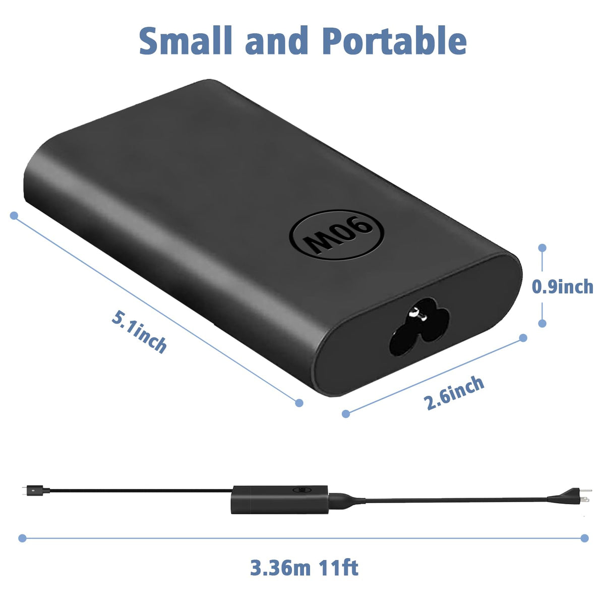 LHYSFIY charger side ports showing USB C connection for versatile charging