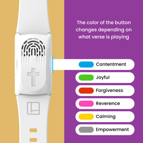 LIAISE Audio Bible Watch lightweight design for all-day comfortable wear.