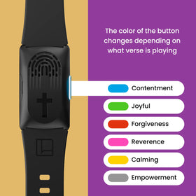 LIAISE interchangeable strap option in black or white with standard 18mm connection