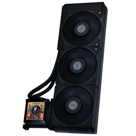 Lian Li HydroShift 360 AIO side-mounted coolant pathway enables a sleek, cable-free look.
