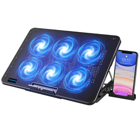 LIANGSTAR cooling pad with six quiet fans for silent laptop cooling