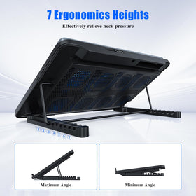 LIANGSTAR dual USB ports power the pad and connect peripherals.