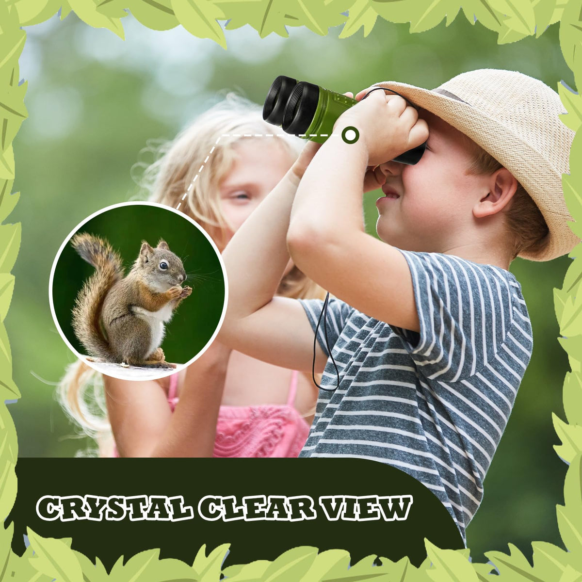 Libima binoculars used during birdwatching to encourage observation