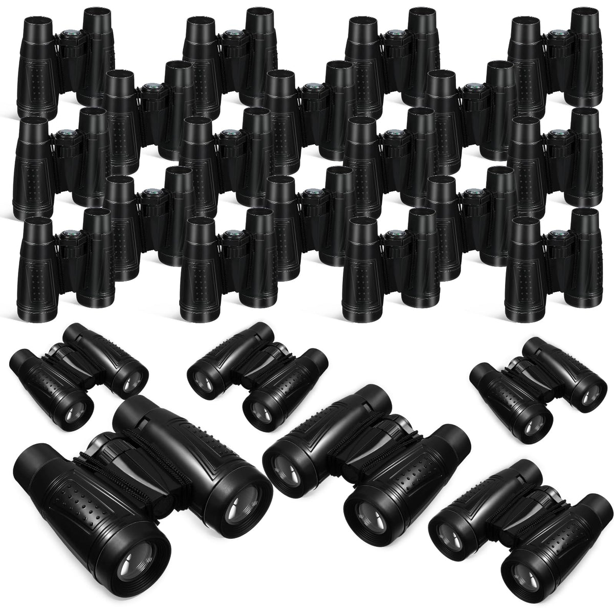 Libima front view of 24-pack box showing compact binoculars and quantity benefit
