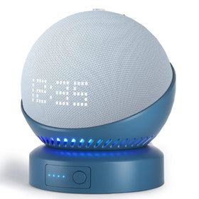 Liboer Battery Base for Echo Dot 5th Gen portably enhances listening across rooms.