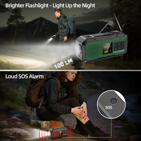 Libovgogo emergency radio compact, portable design for kits.
