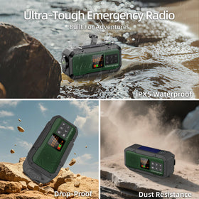 Libovgogo emergency radio USB-C charging for devices.