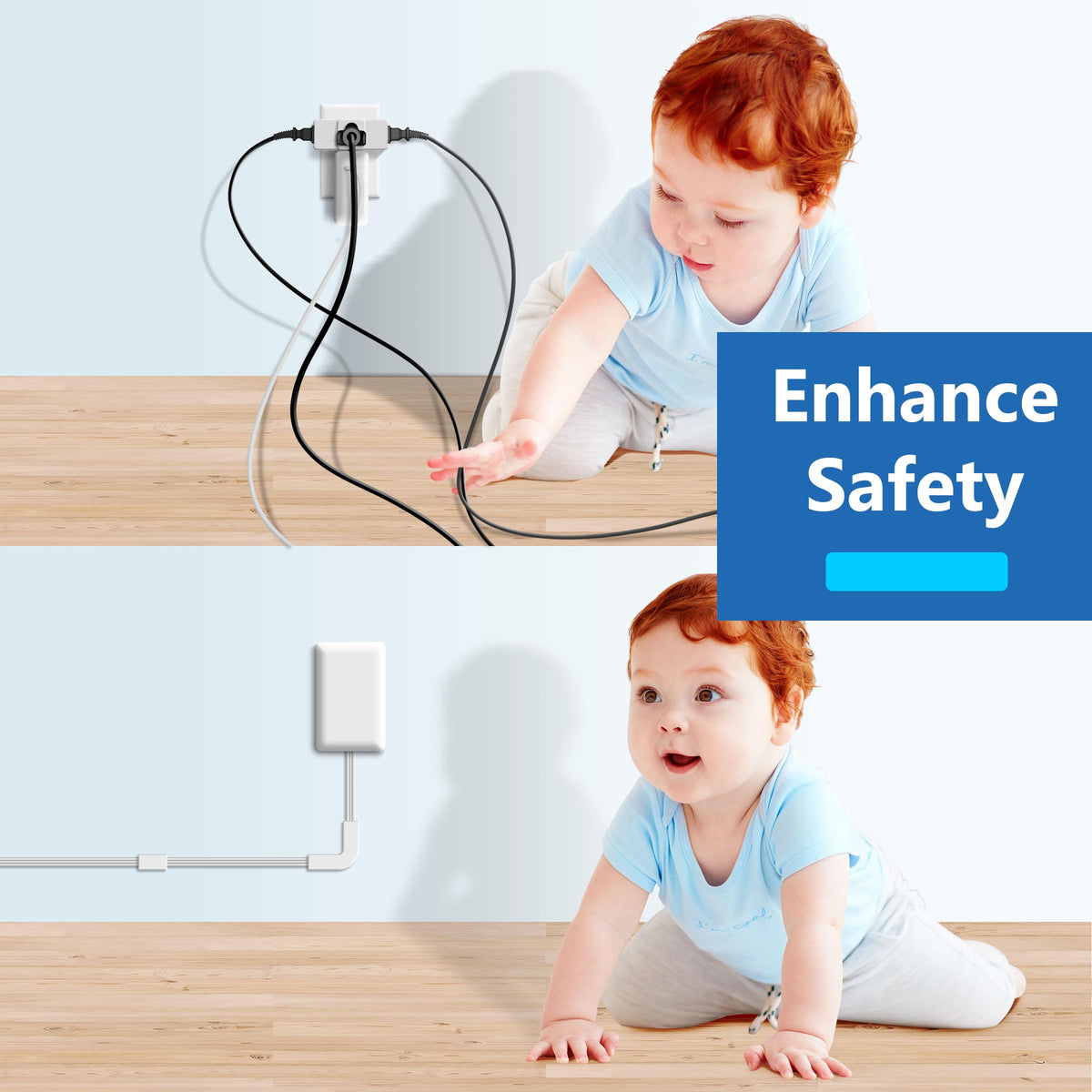 LIDER 3ft cord and plug for flexible outlet repositioning benefit