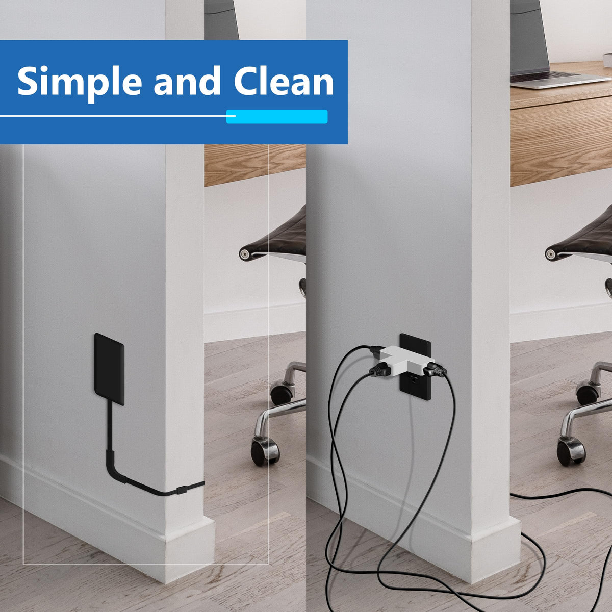 LIDER 3 ft cord next to ruler showing cord length and placement flexibility