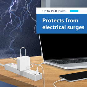 LIDER flat plug close-up emphasizing slim profile and furniture clearance benefit
