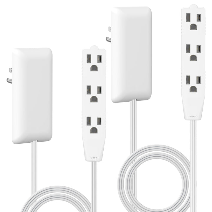 LIDER front view flat-face outlet extender showing sleek profile and neat look