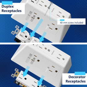 LIDER label and safety specs close-up showing UL listing and 1500 joules surge protection