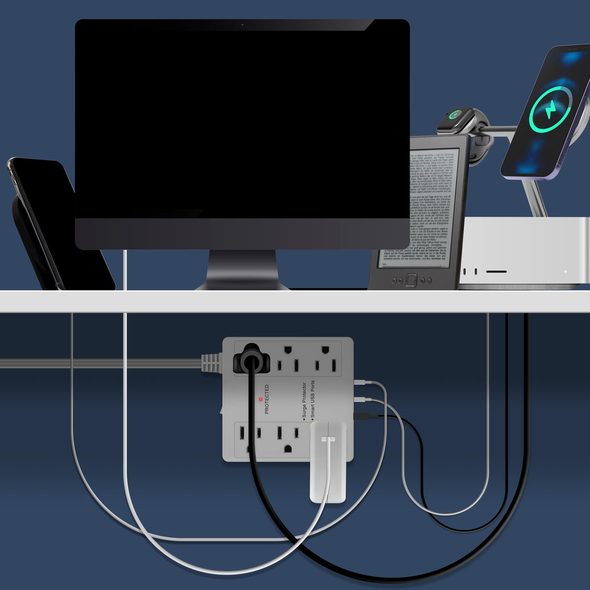 LIDER LED indicator and on/off button close-up for visible status and easy control