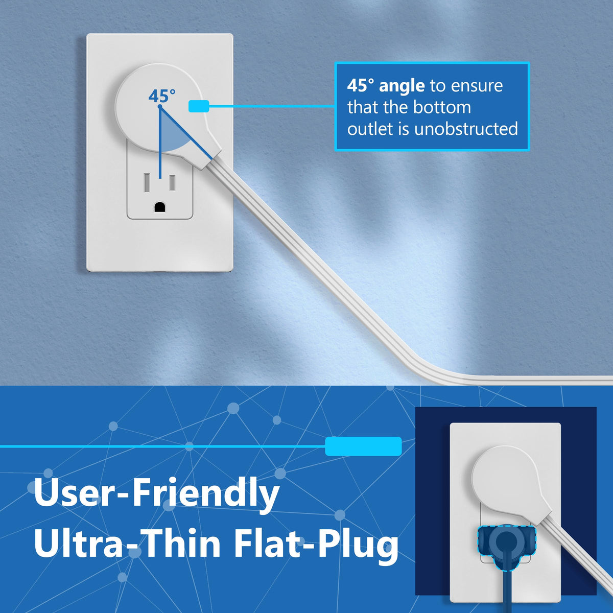 LIDER LED indicator and power switch close-up for visible surge and power control