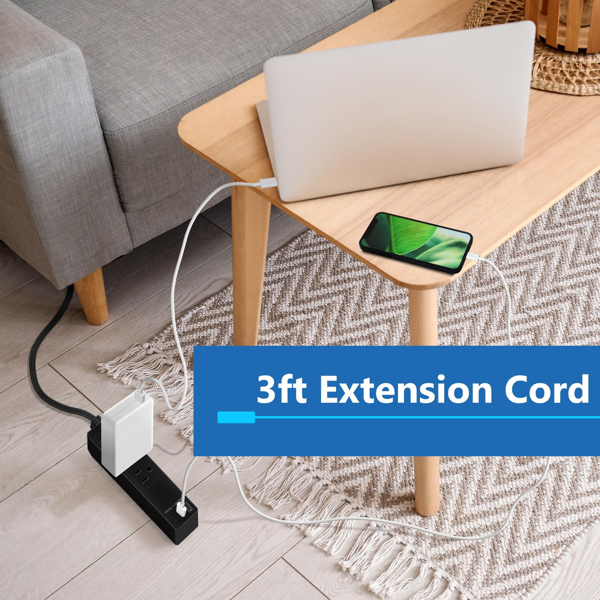 LIDER on kitchen countertop charging devices for convenient everyday use
